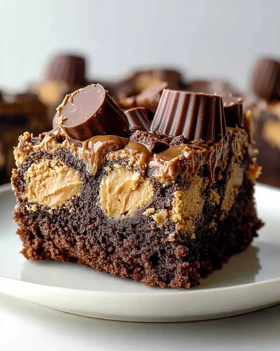 1 Bowl Peanut Butter Cup Dump Cake Delight is Irresistible!