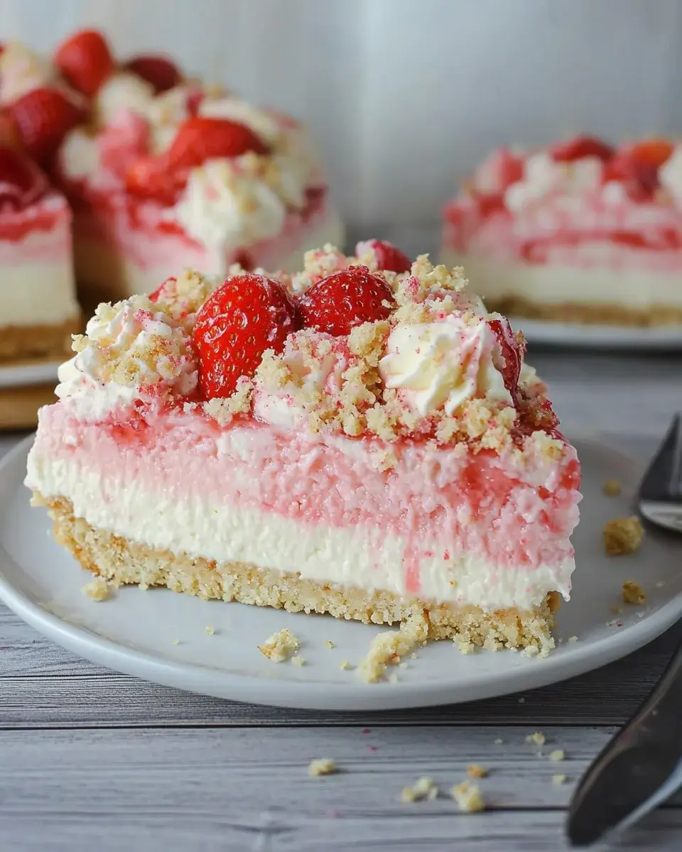 Strawberry Crunch Cheesecake: Delight Your Taste Buds!