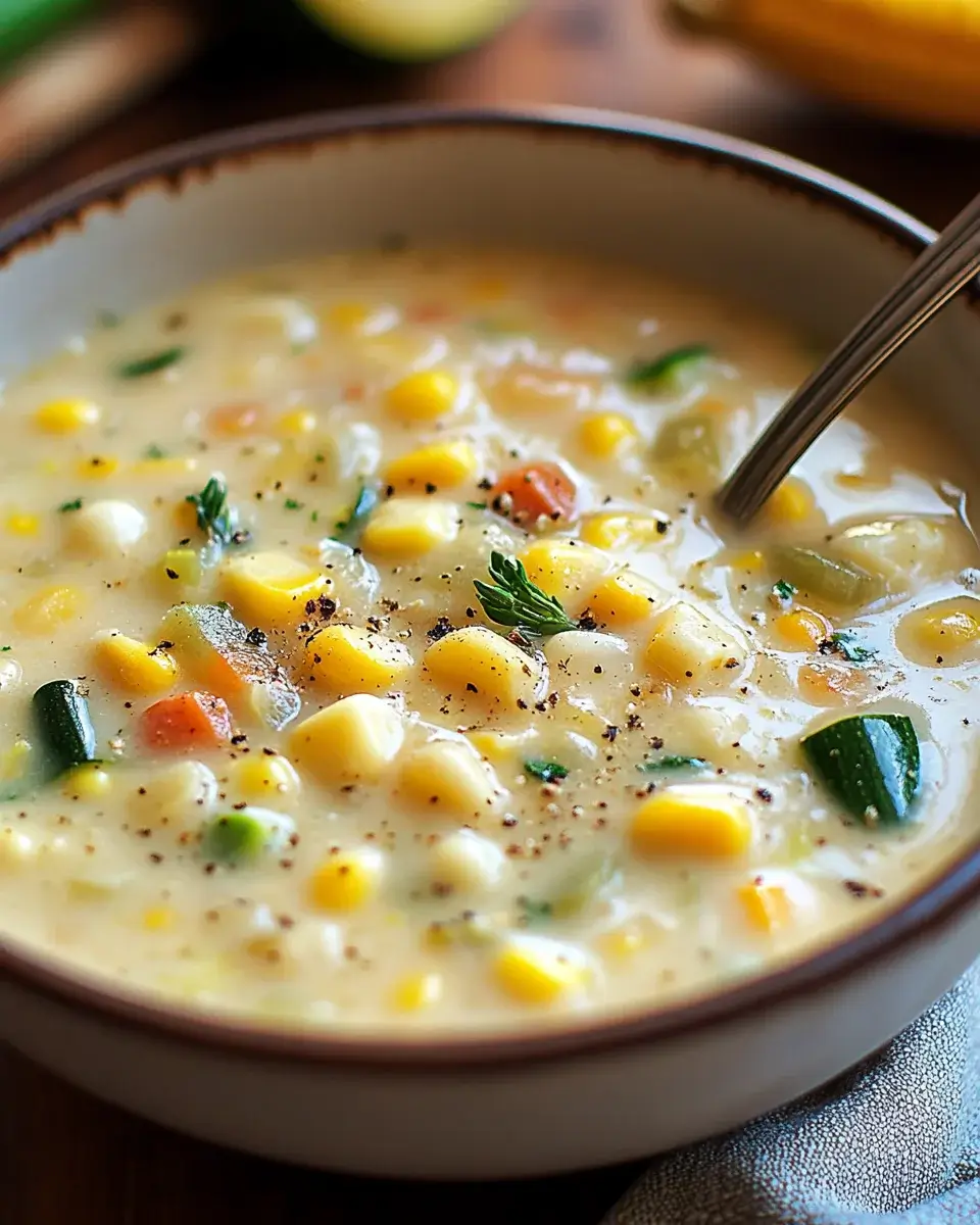 Summer Fresh Corn and Zucchini Chowder is a must-try!