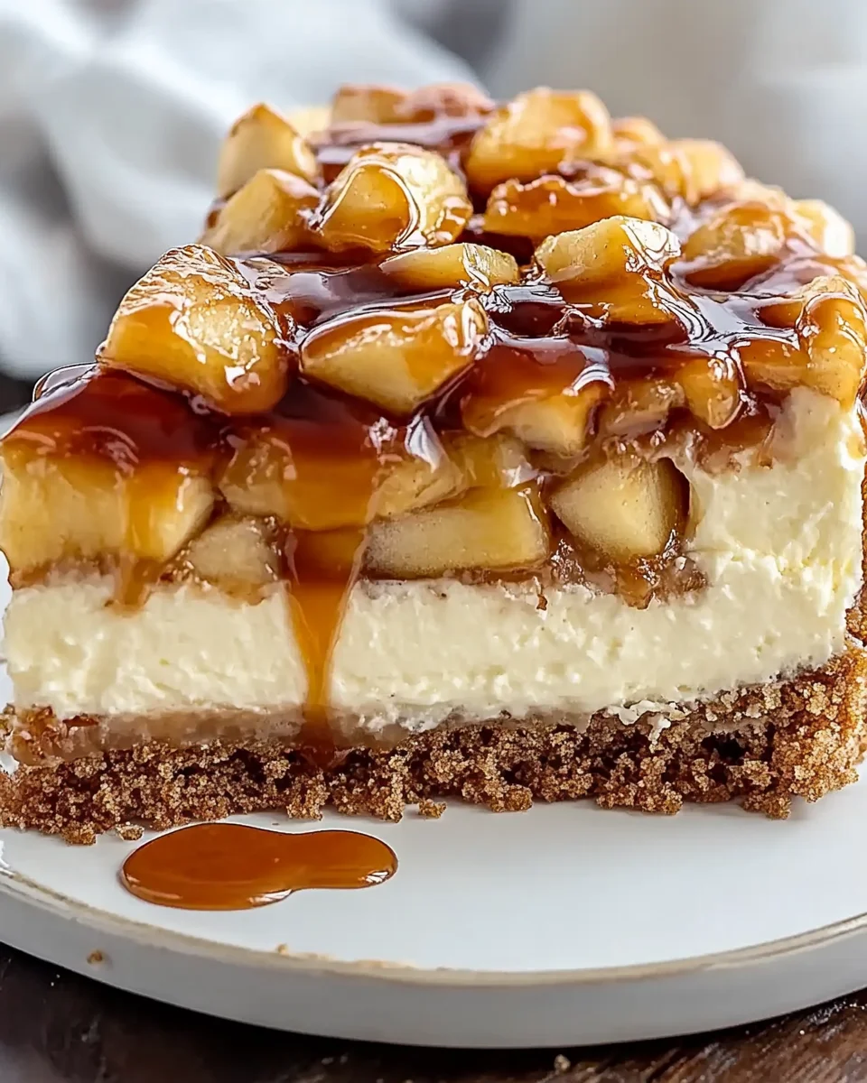 Caramel Apple Cheesecake Cake: Indulge in This Delight!