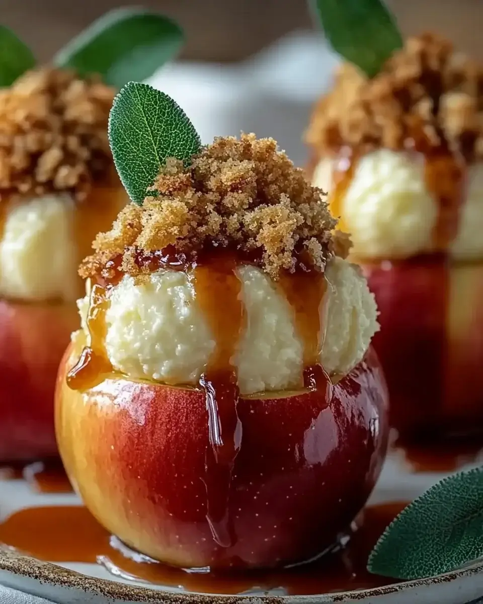 Cheesecake Stuffed Baked Apples: A Delightful Dessert!