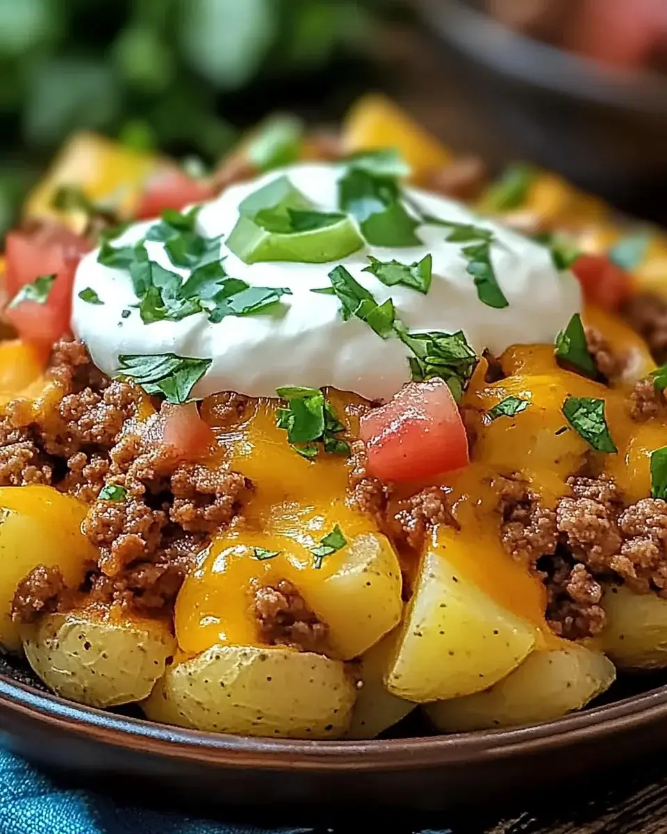 Irresistible Cheesy Taco Potatoes: A Must-Try Recipe!