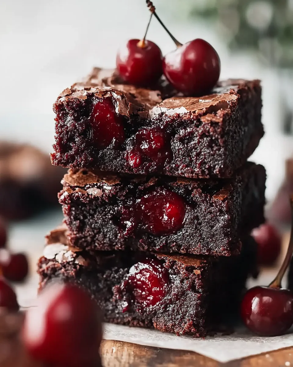 Roasted Cherry Brownies: A Delicious Recipe You Must Try!