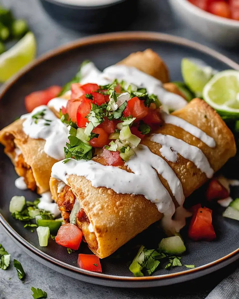Crispy Chicken Chimichangas: A Crunchy Delight Recipe