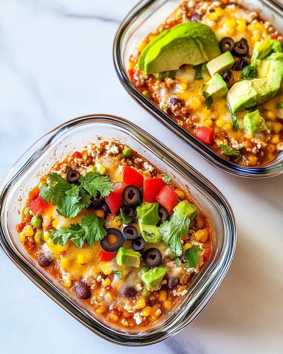 High-Protein Chicken Cottage Cheese Enchilada Bowls made easy!