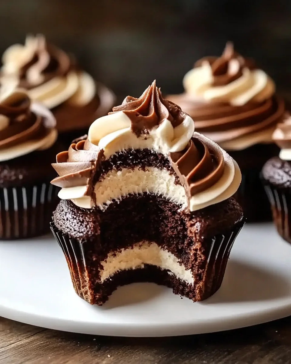 Chocolate Coffee Cream Cupcakes that Wow Your Tastebuds!