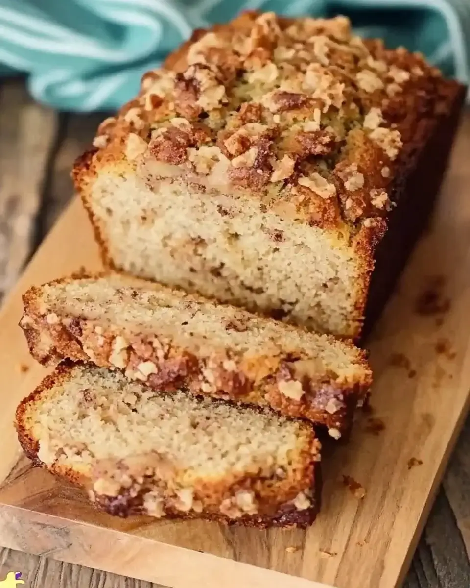 Cinnamon Streusel Topped Zucchini Bread Bakery Style: Discover the secret to this stunning loaf!
