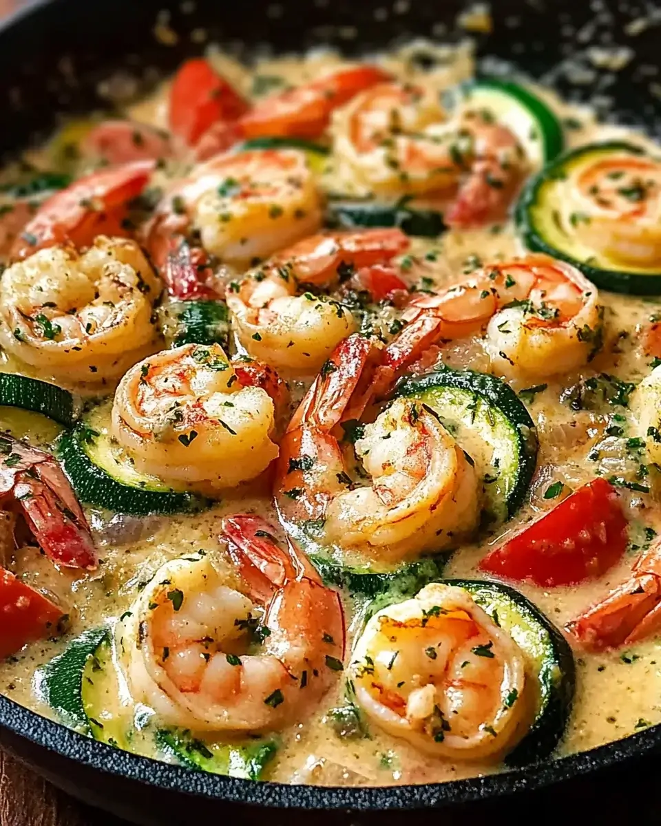 Creamy Shrimp and Zucchini Skillet: A Quick, Delicious Dish!
