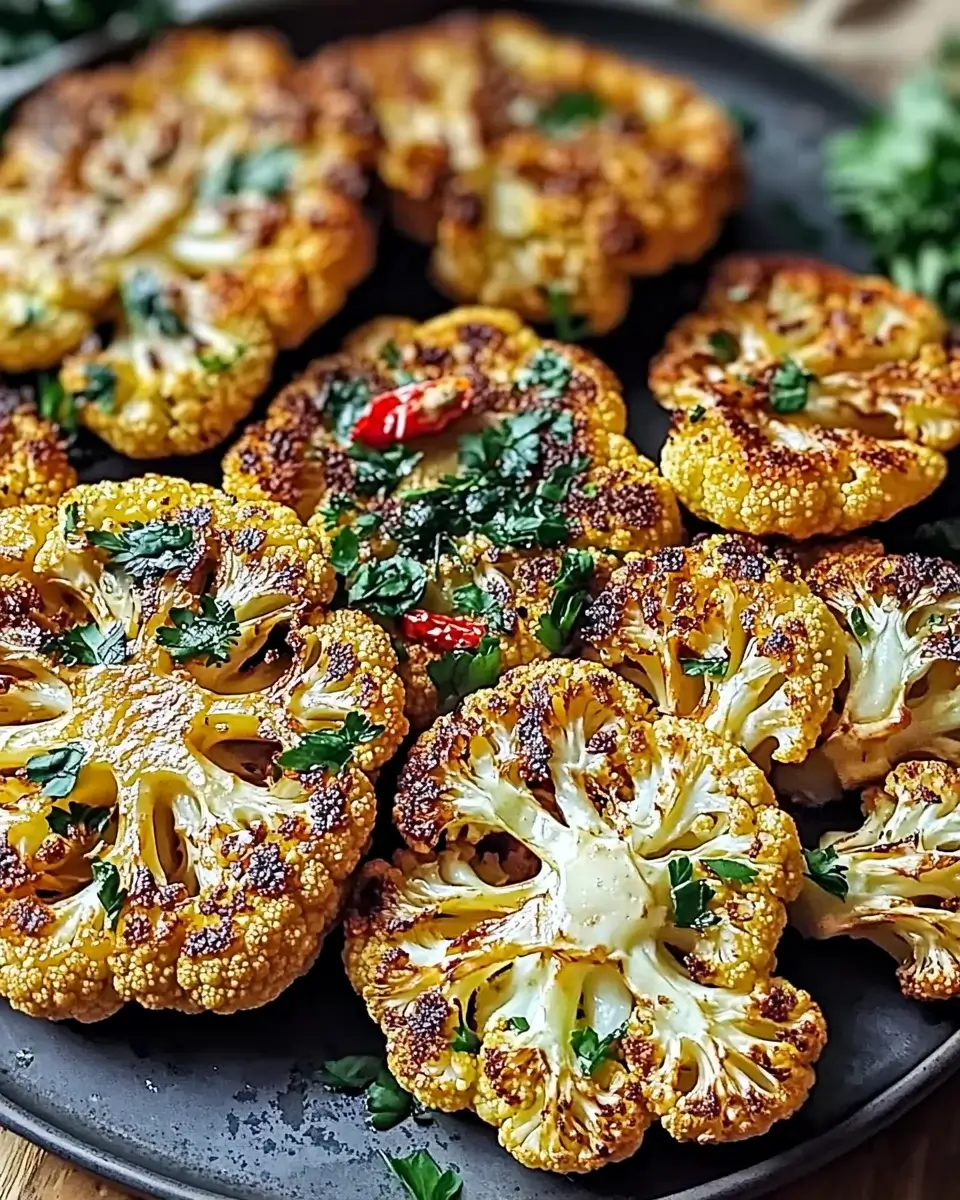 Crispy Baked Cauliflower Steaks That Will Wow Your Tastebuds!