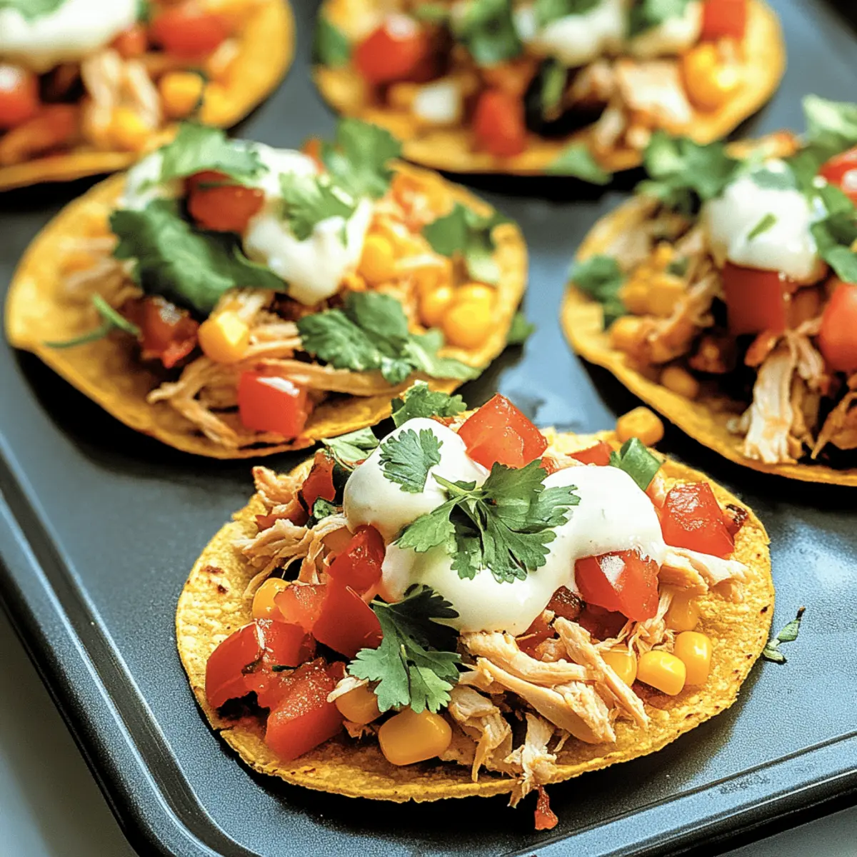 Crispy Mexican Rotisserie Chicken Tostadas in 30 Minutes!