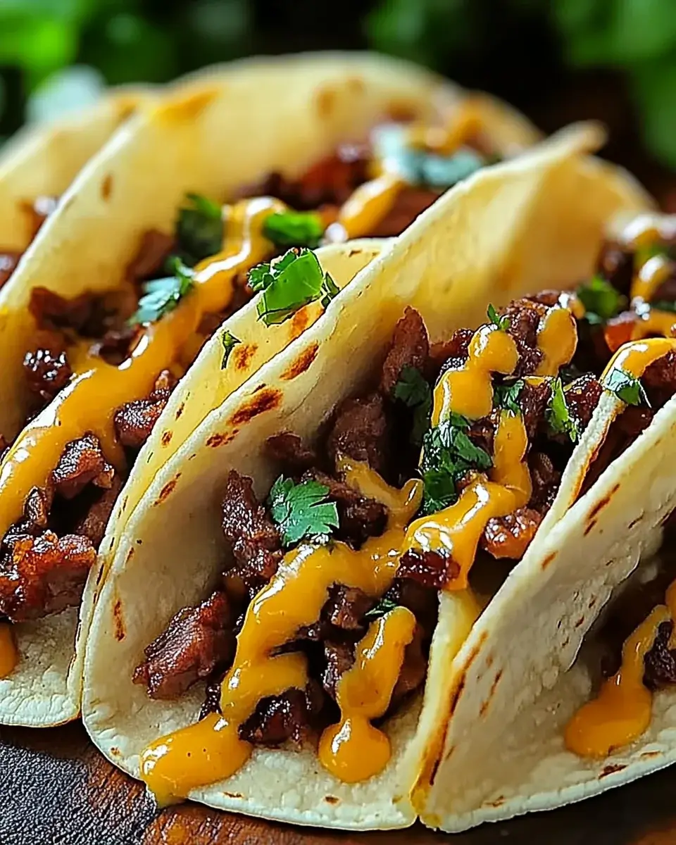 Garlic Butter Honey BBQ Beef Tacos: A Flavorful Delight!