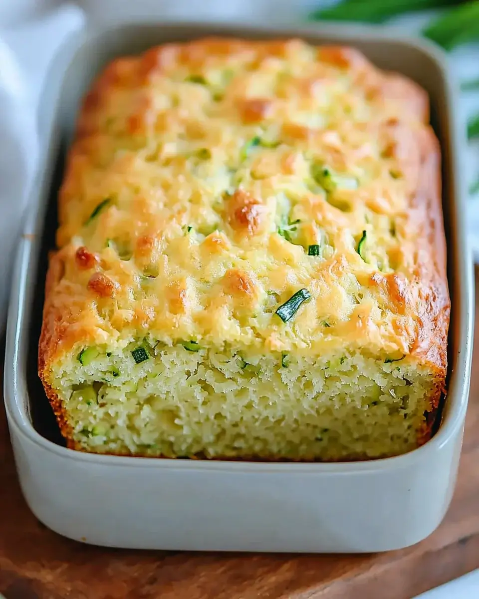 Green Onion Zucchini Cheddar Quick Bread recipe delights!