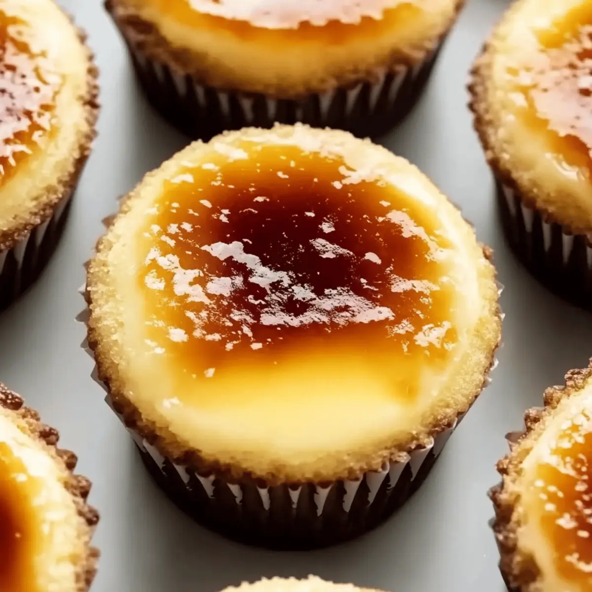 Decadent Vanilla Bean Crème Brûlée Cheesecake Cupcakes to Impress