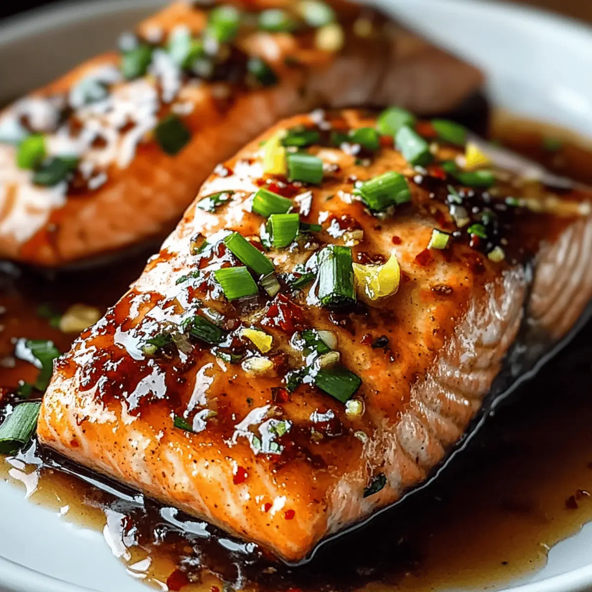 Sweet and Savory Brown Sugar Soy Glazed Salmon Delight