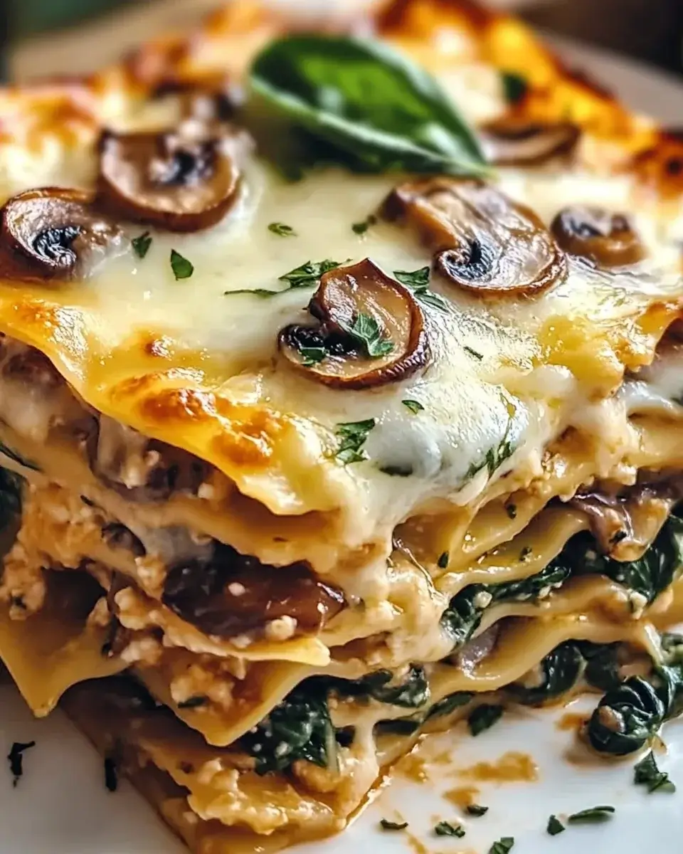Mushroom and Spinach Lasagna: A Delicious Family Favorite!