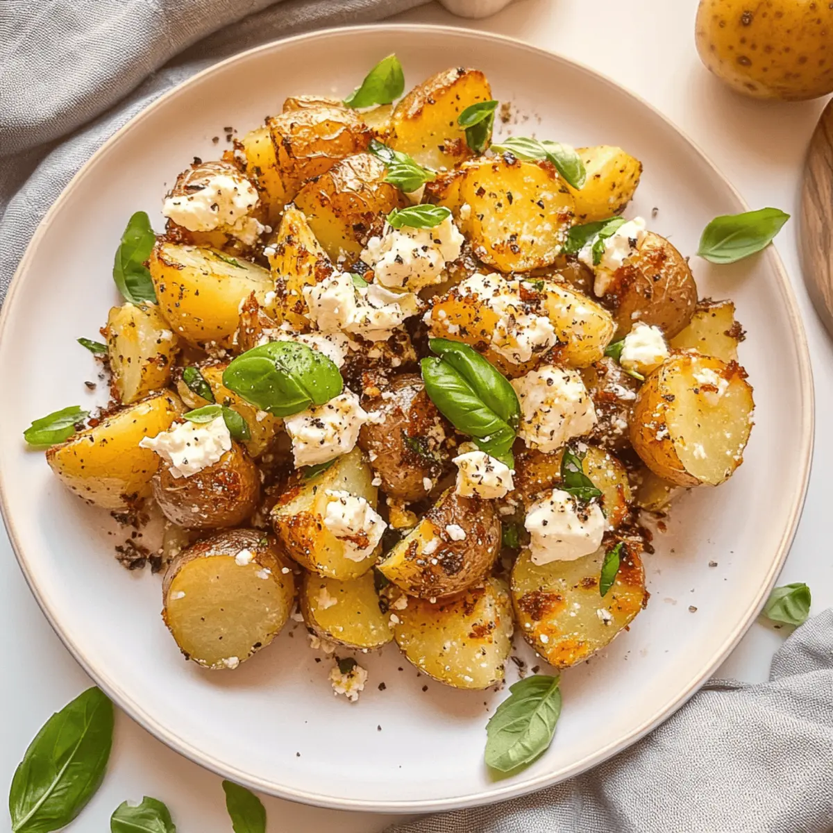 Baked Feta Potatoes: Creamy and Crispy Summer Delight