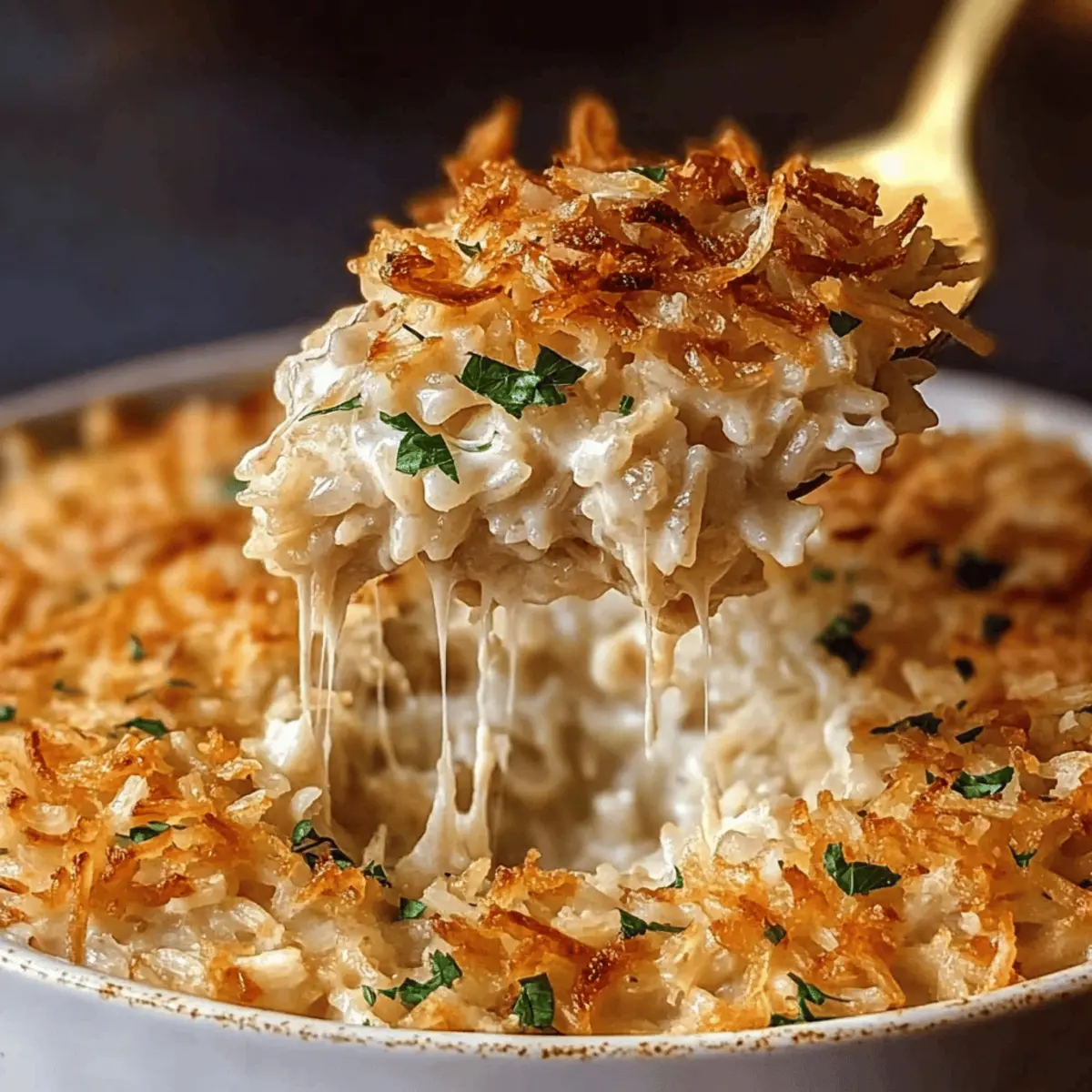 French Onion Chicken Rice Bake: Cozy Comfort in Every Bite