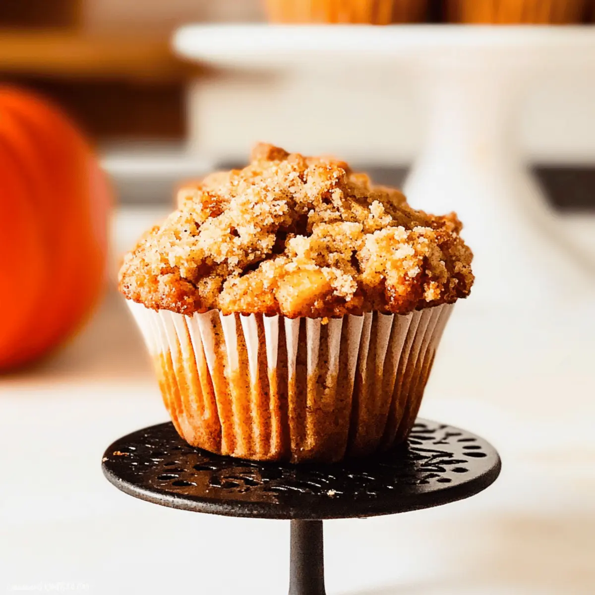 Cozy Apple Pumpkin Streusel Muffins for Fall Comfort