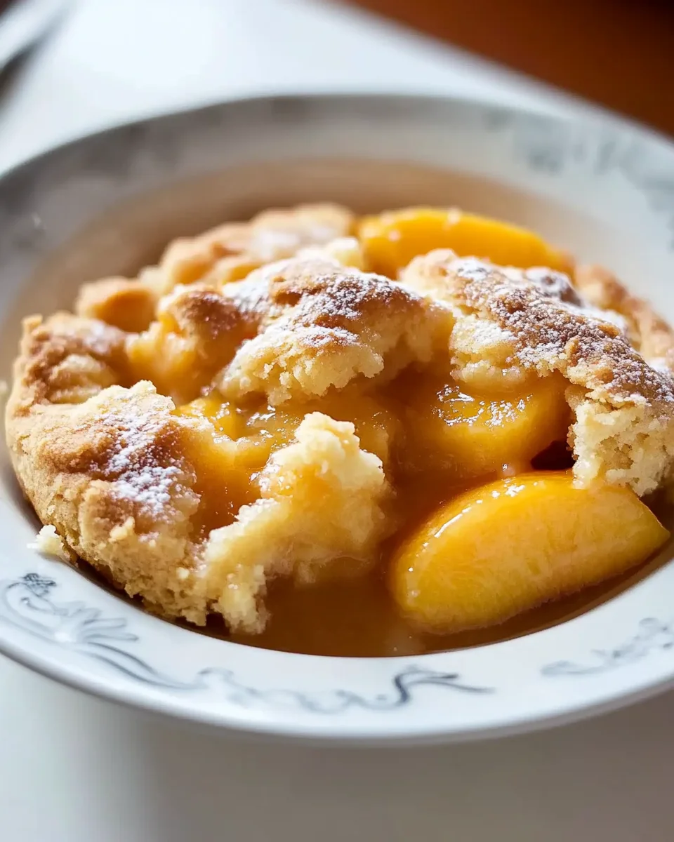 Peach Cobbler That’s Gooey Inside With A Crisp Sugary Crust Recipe Awaits You!