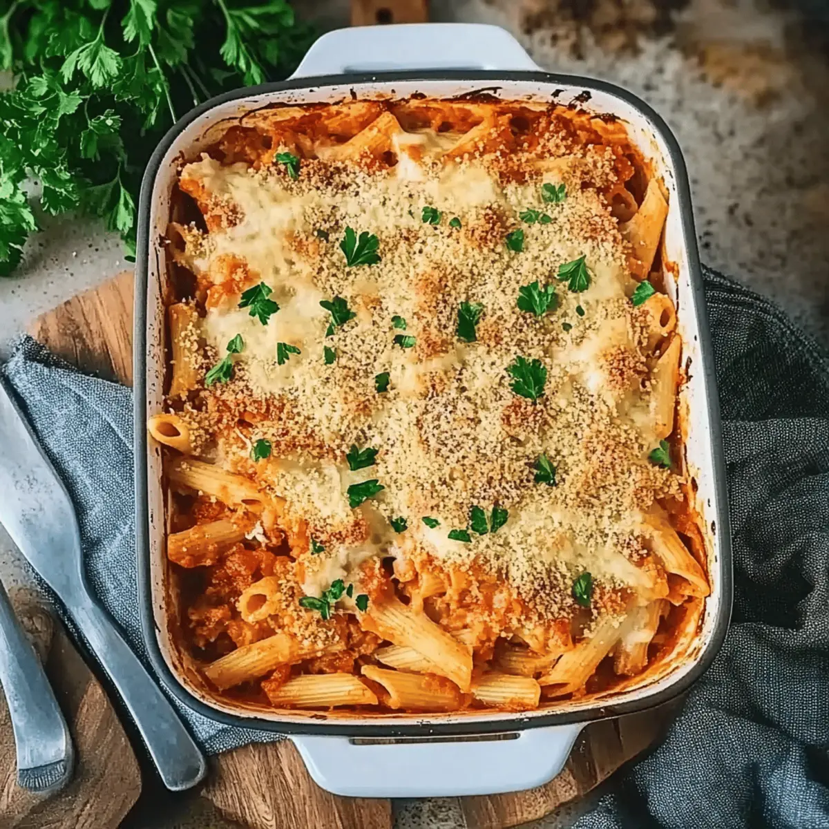 Dump-and-Bake Chicken Parmesan Casserole: Comfort in Every Bite