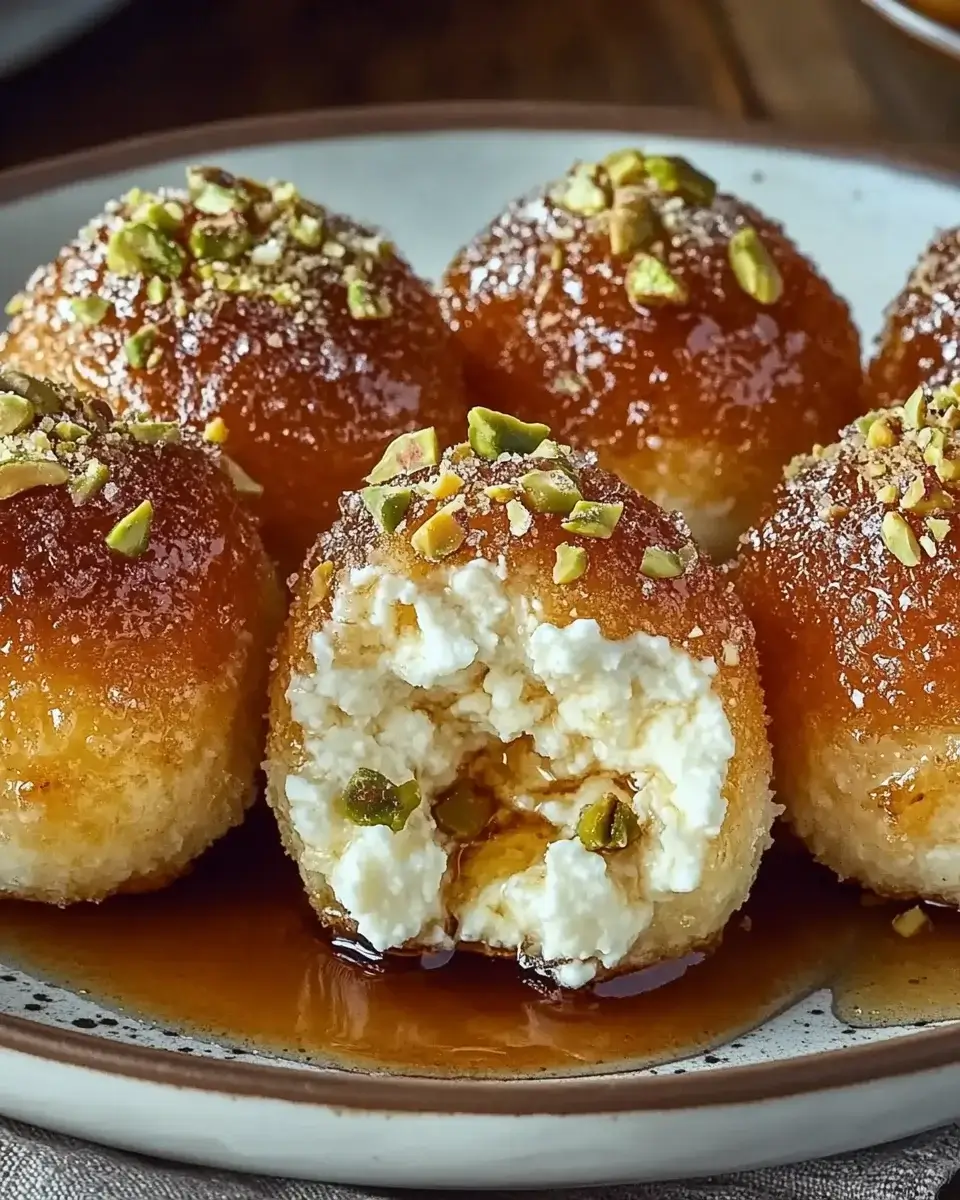 Ricotta Pistachio Honey Bites: A Sweet Treat to Savor!