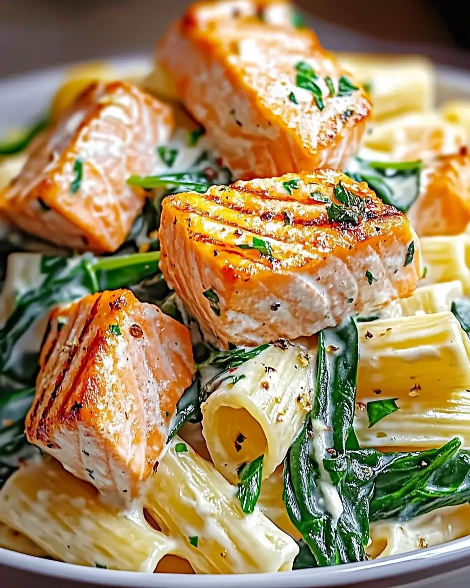 Salmon Spinach Pasta: A Delicious Healthy Recipe!