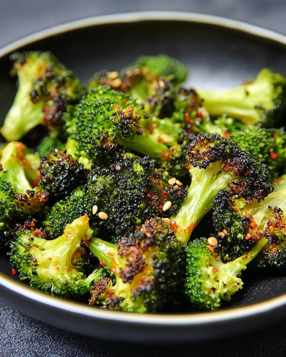 Sweet Chili Roasted Broccoli: A Flavorful Side Dish!