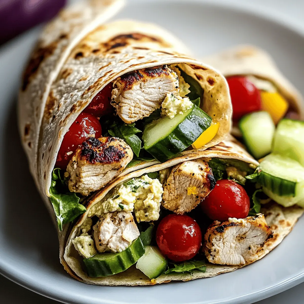 Delicious Mediterranean Chicken Wraps for a Healthy Meal Boost