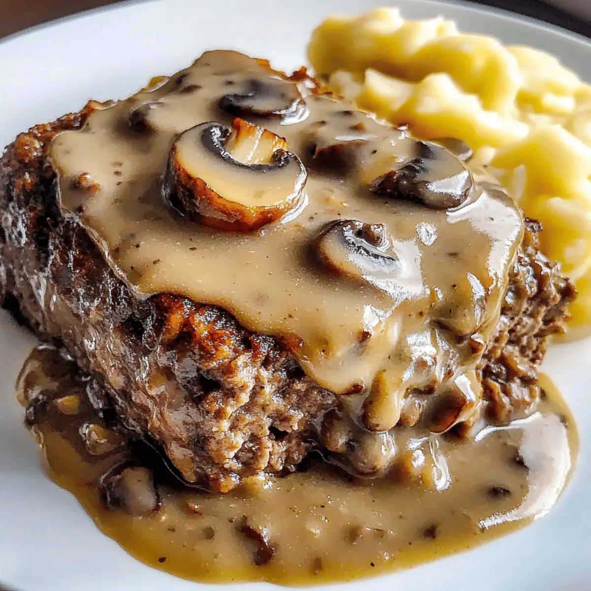 Savory Meatloaf with Mushroom Gravy You’ll Crave Forever