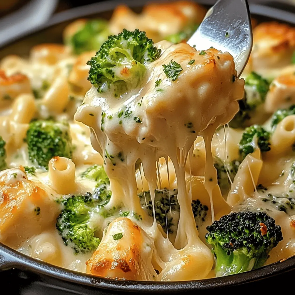 Delicious Chicken and Broccoli Alfredo Bake for Cozy Nights