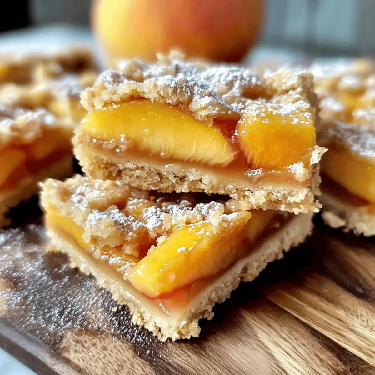 Summer Peach Bars That Will Make You Swoon