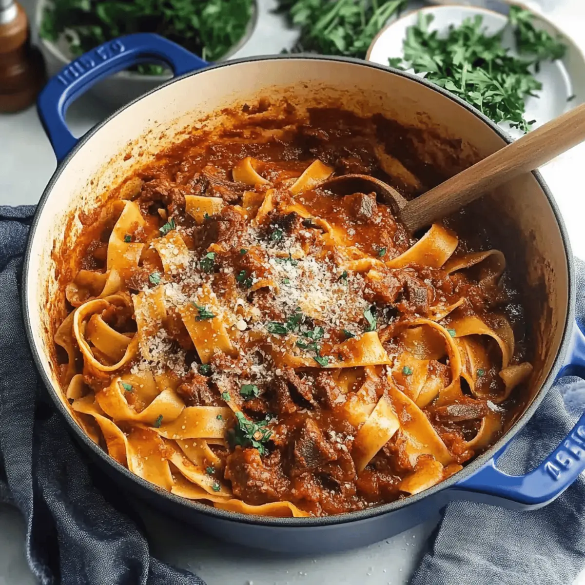 Hearty Short Rib Ragu with Pappardelle for Cozy Dinners