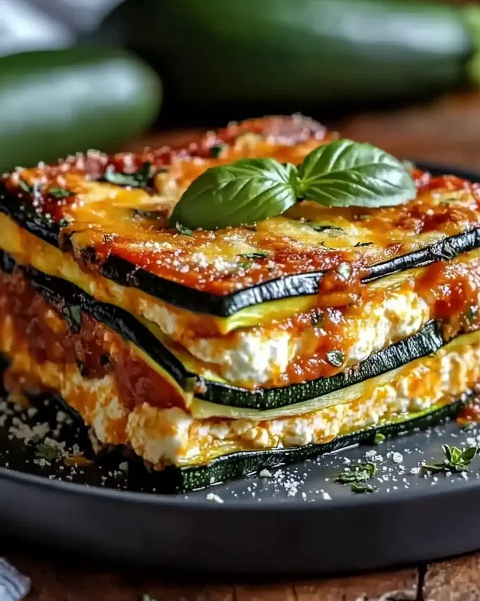 Layered Zucchini Ricotta Melts with Marinara: Discover This Healthy Delight!