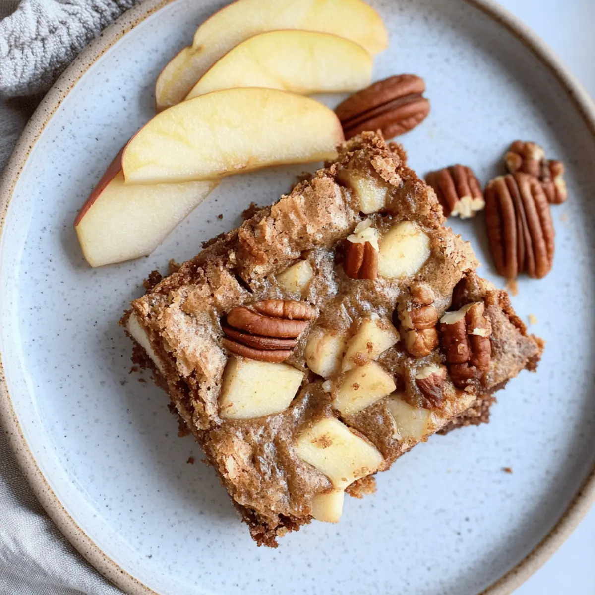 Irresistibly Chewy Apple Brownies Perfect for Fall Cravings