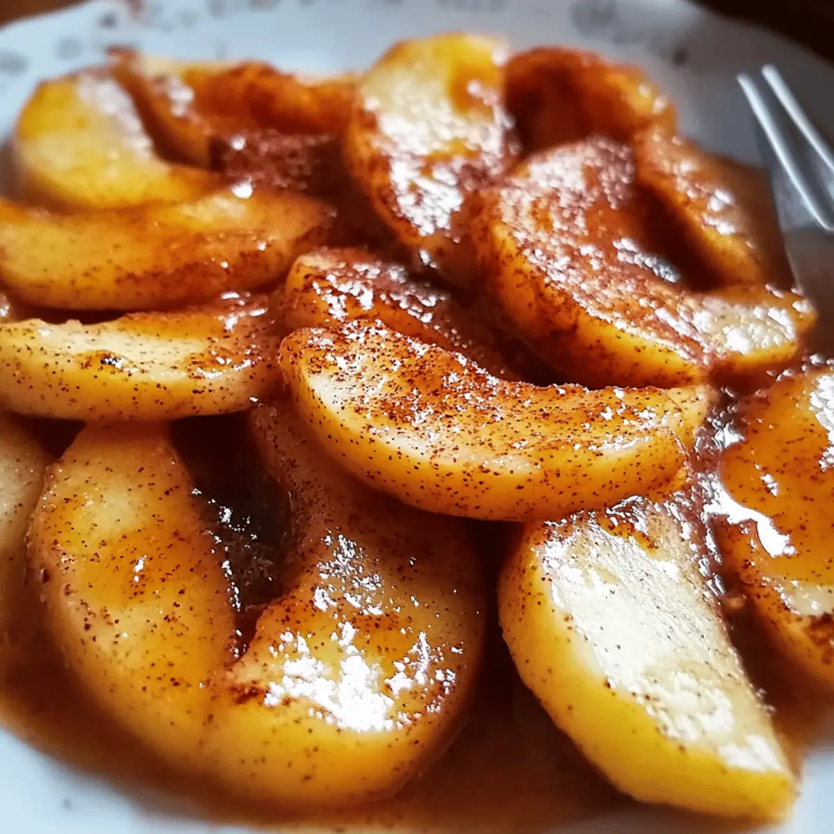 Warm Baked Apple Slices with Cinnamon for Cozy Fall Nights