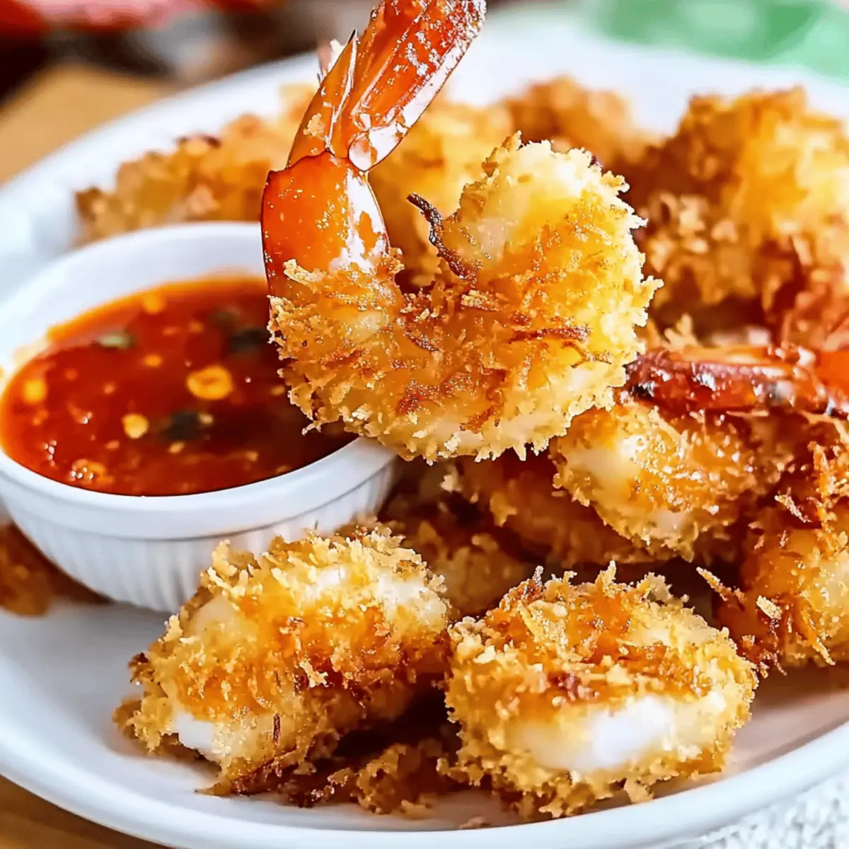 Coconut Shrimp with Sweet Chili Mayo: A Crispy Delight