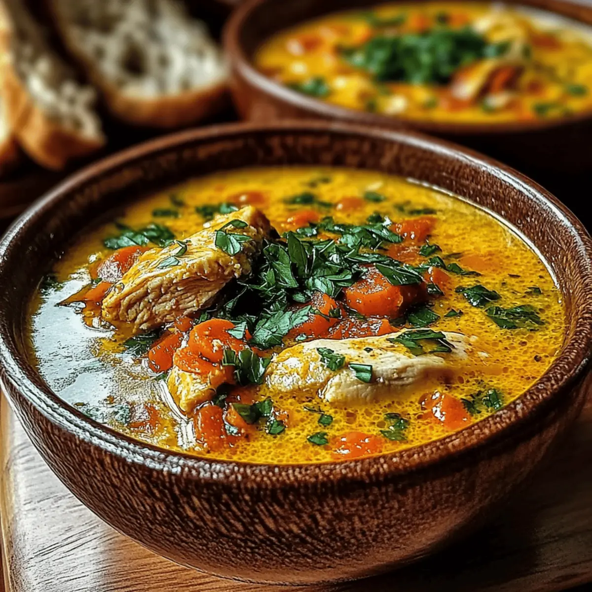 Creamy Pumpkin Chicken Soup: Your Cozy Fall Comfort Food