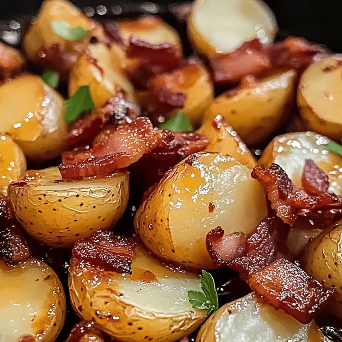 Crispy Bacon Honey Roasted Potatoes that Everyone Will Love