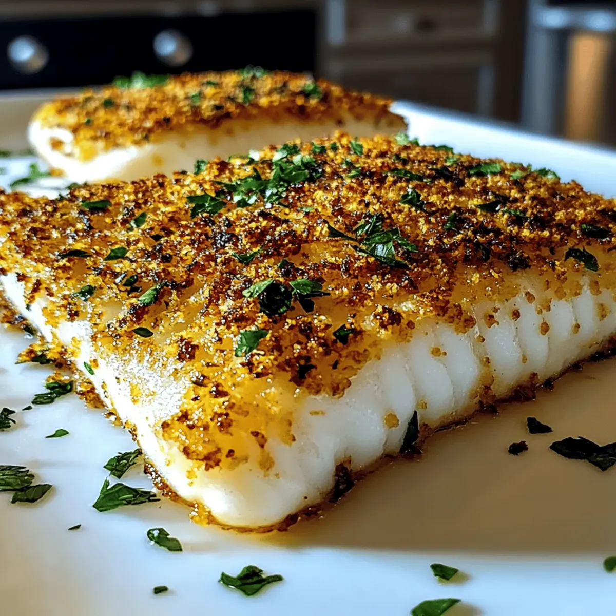 Garlic Parmesan Crusted Halibut for Your Quick Dinner Bliss