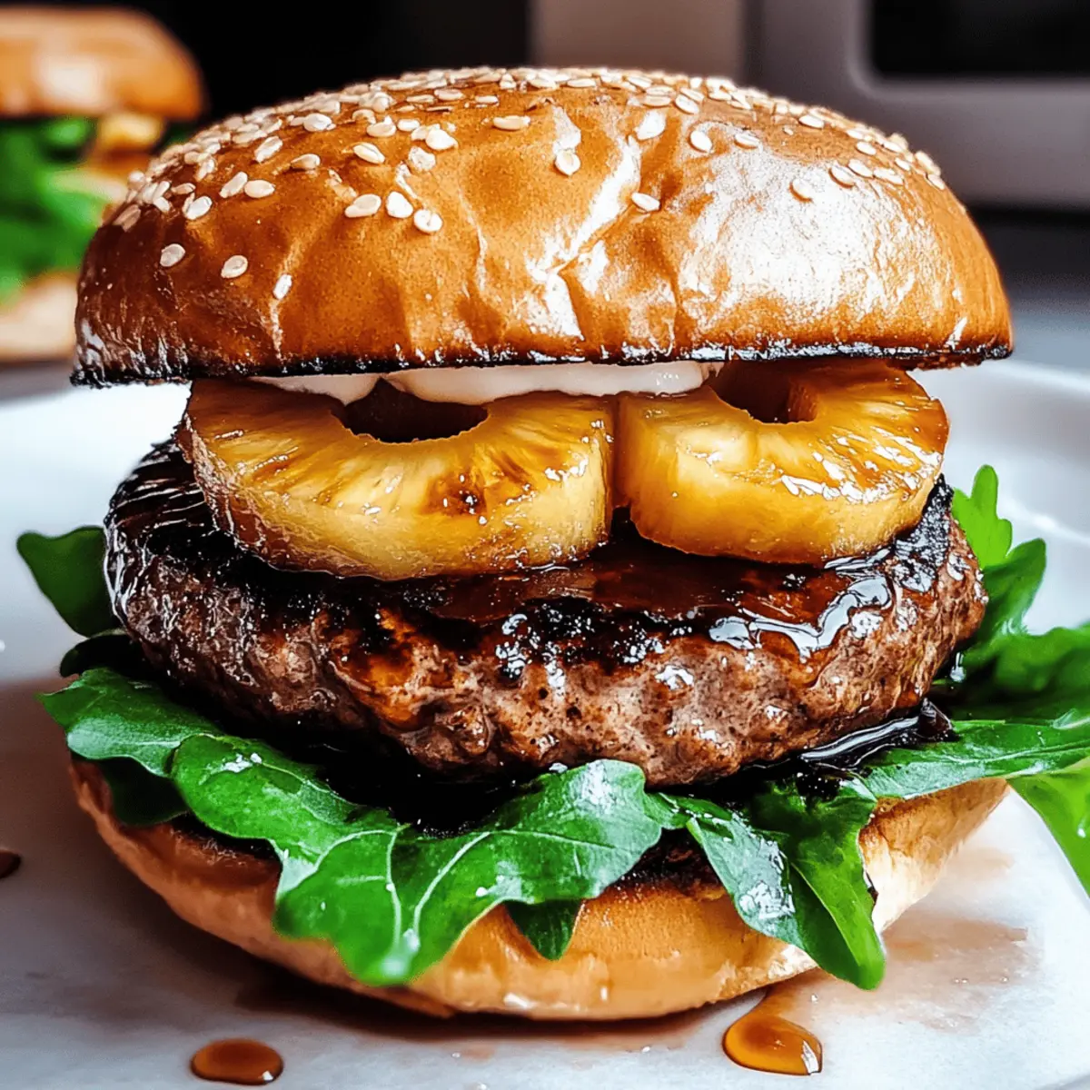 Tropical Hawaiian Teriyaki Pineapple Burgers You’ll Love