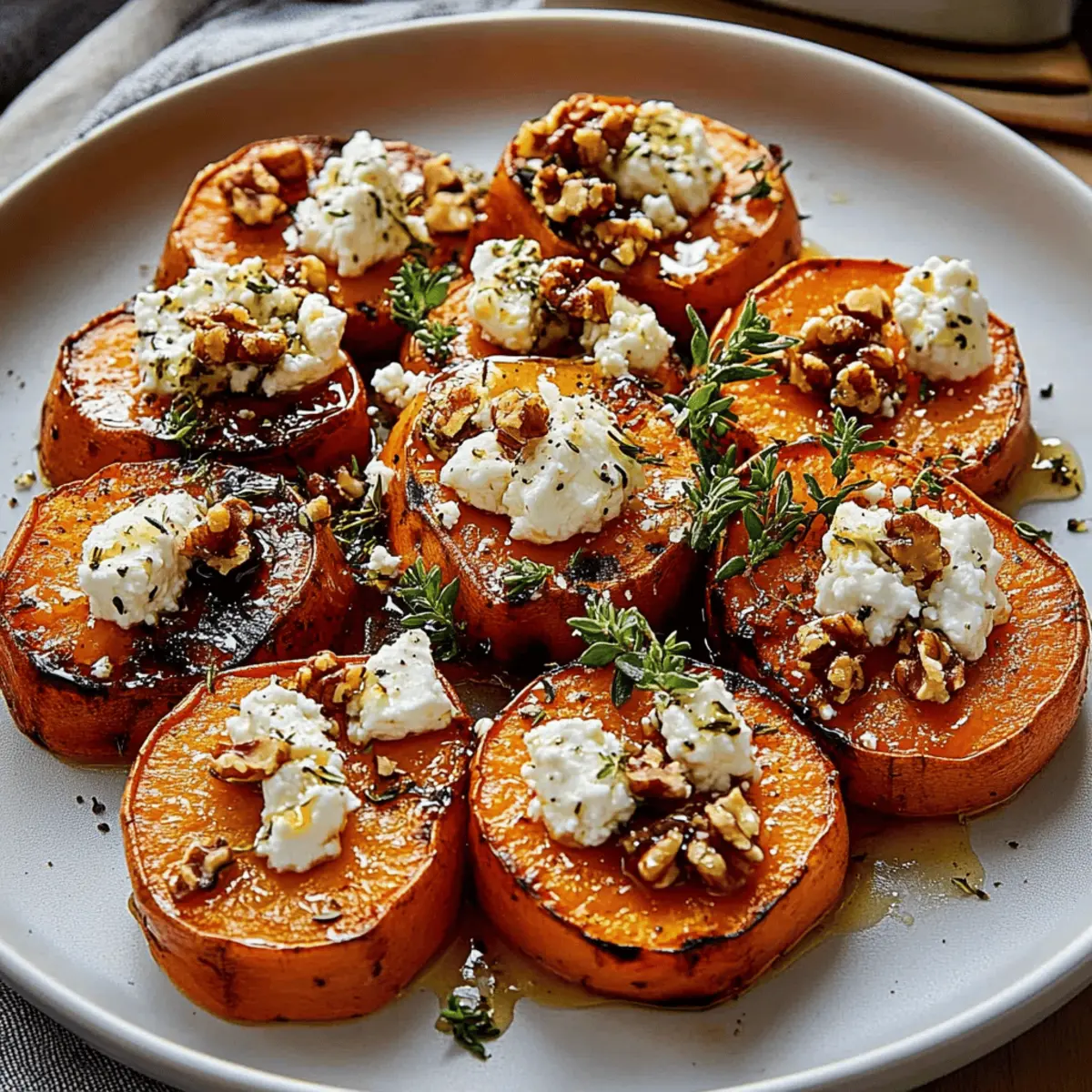 Honey Feta Sweet Potato Rounds: Easy, Irresistible Appetizer