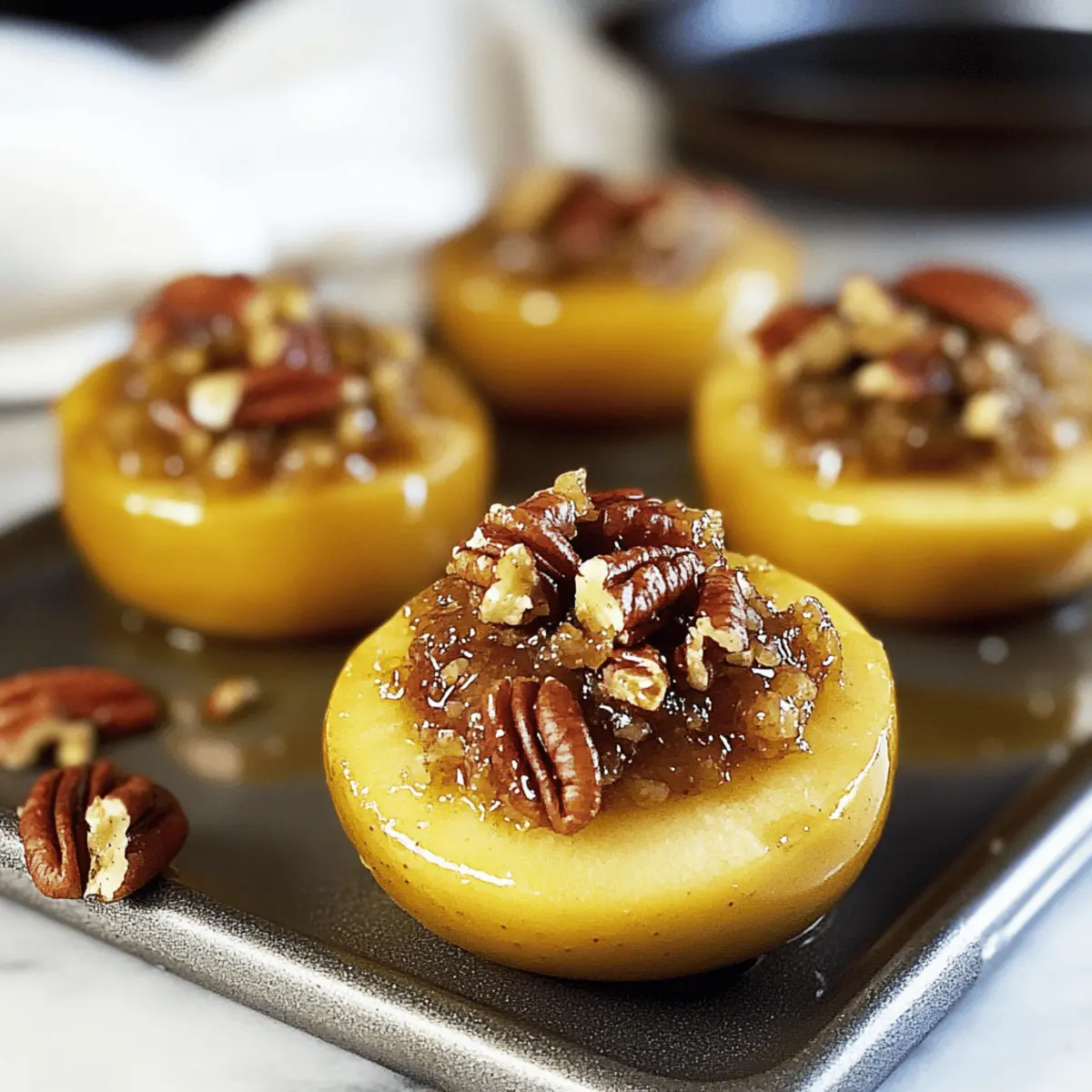 Honeycrisp Apples with Butter Pecan Brown Sugar Topping Bliss