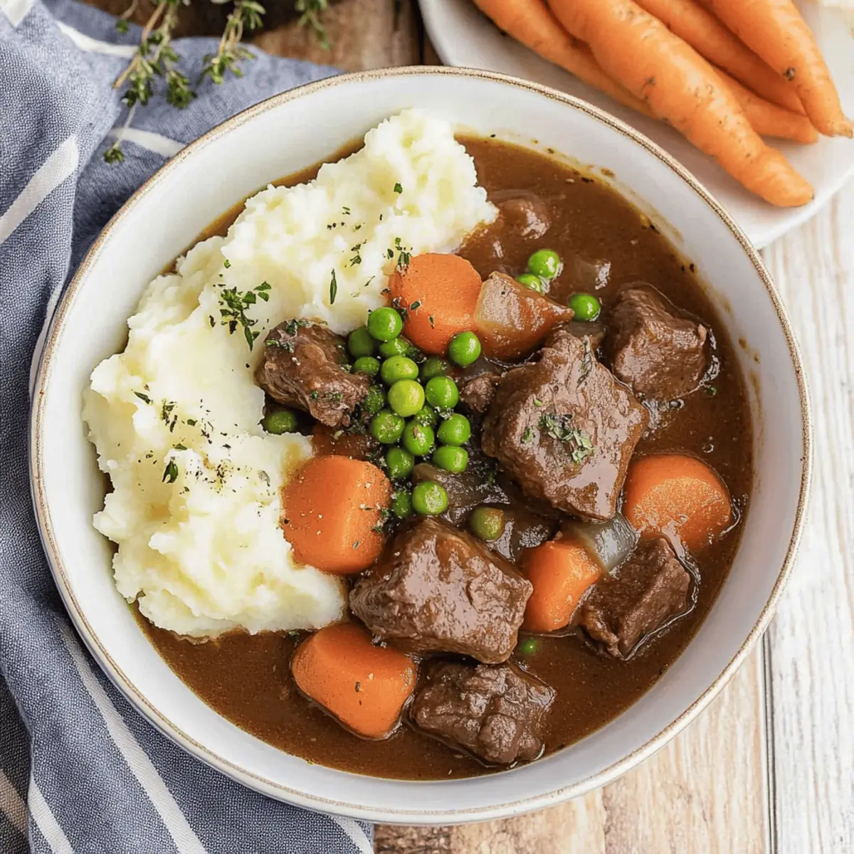 Mouthwatering Irish Stew with Mashed Potatoes Bliss