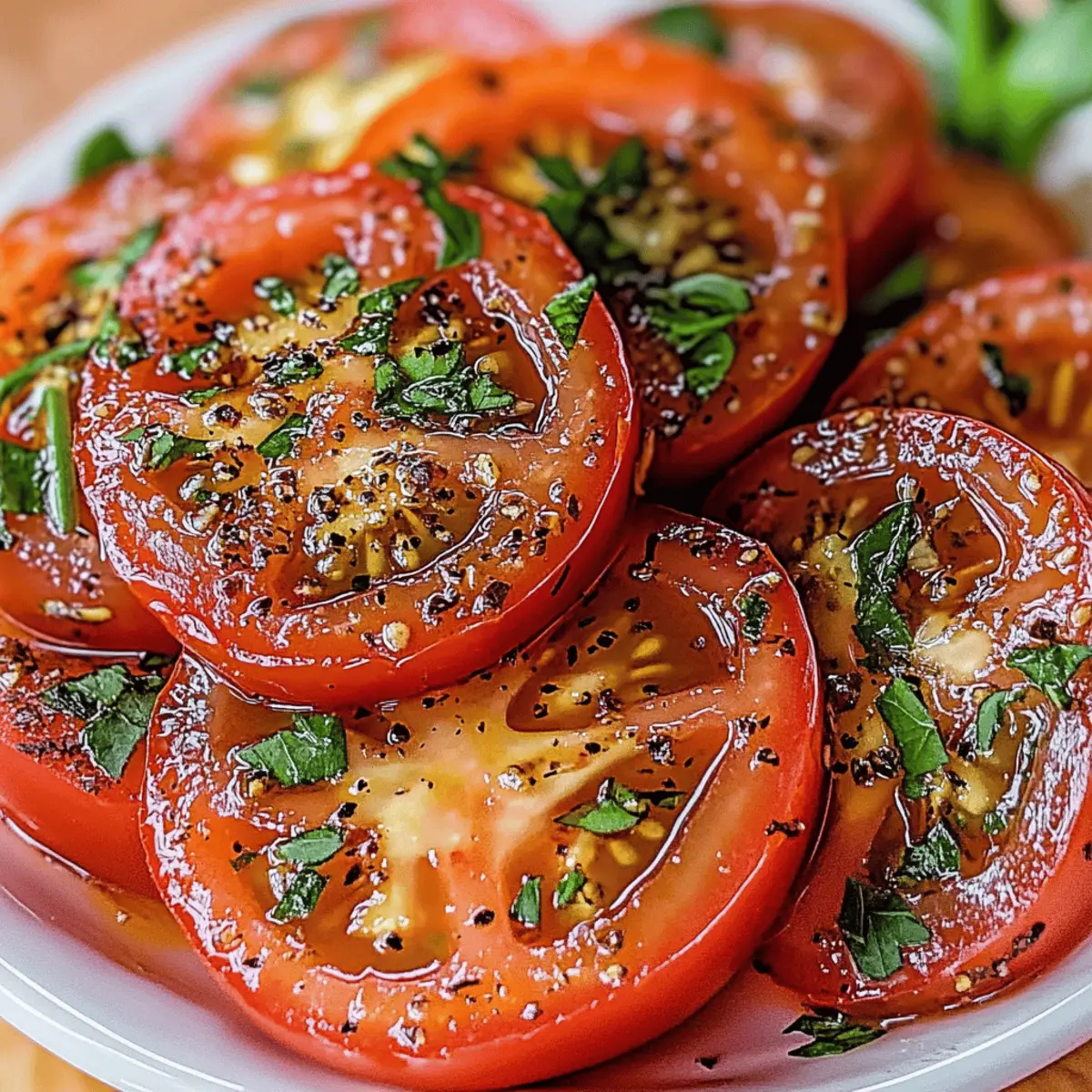 Zesty Marinated Tomatoes: Your Perfect Summer Sidekick