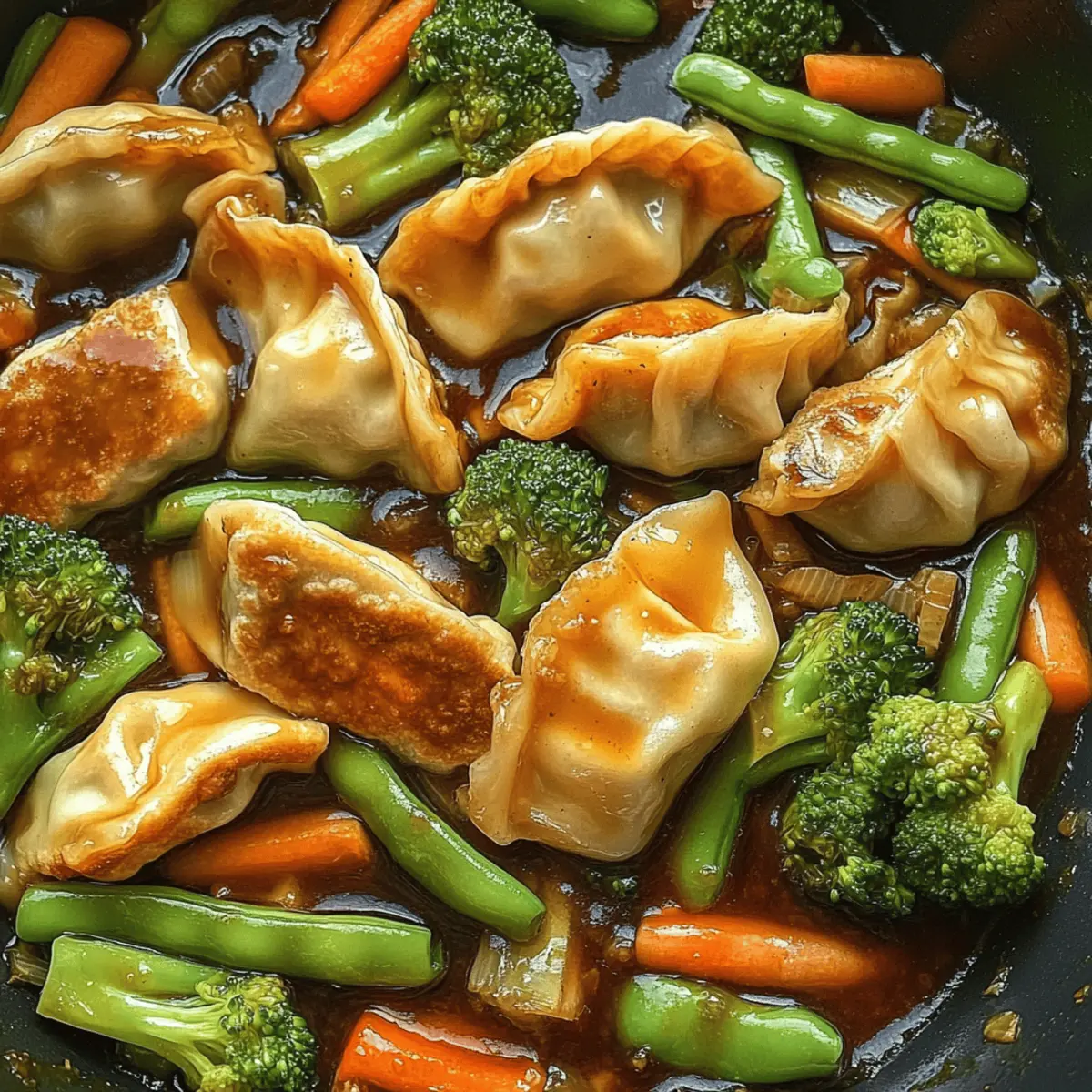 Savory Potsticker Stir Fry: Quick & Customizable Delight