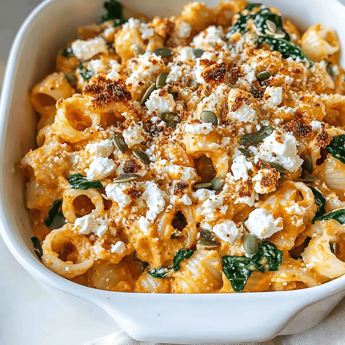 Creamy Pumpkin Feta Pasta for Cozy Fall Nights