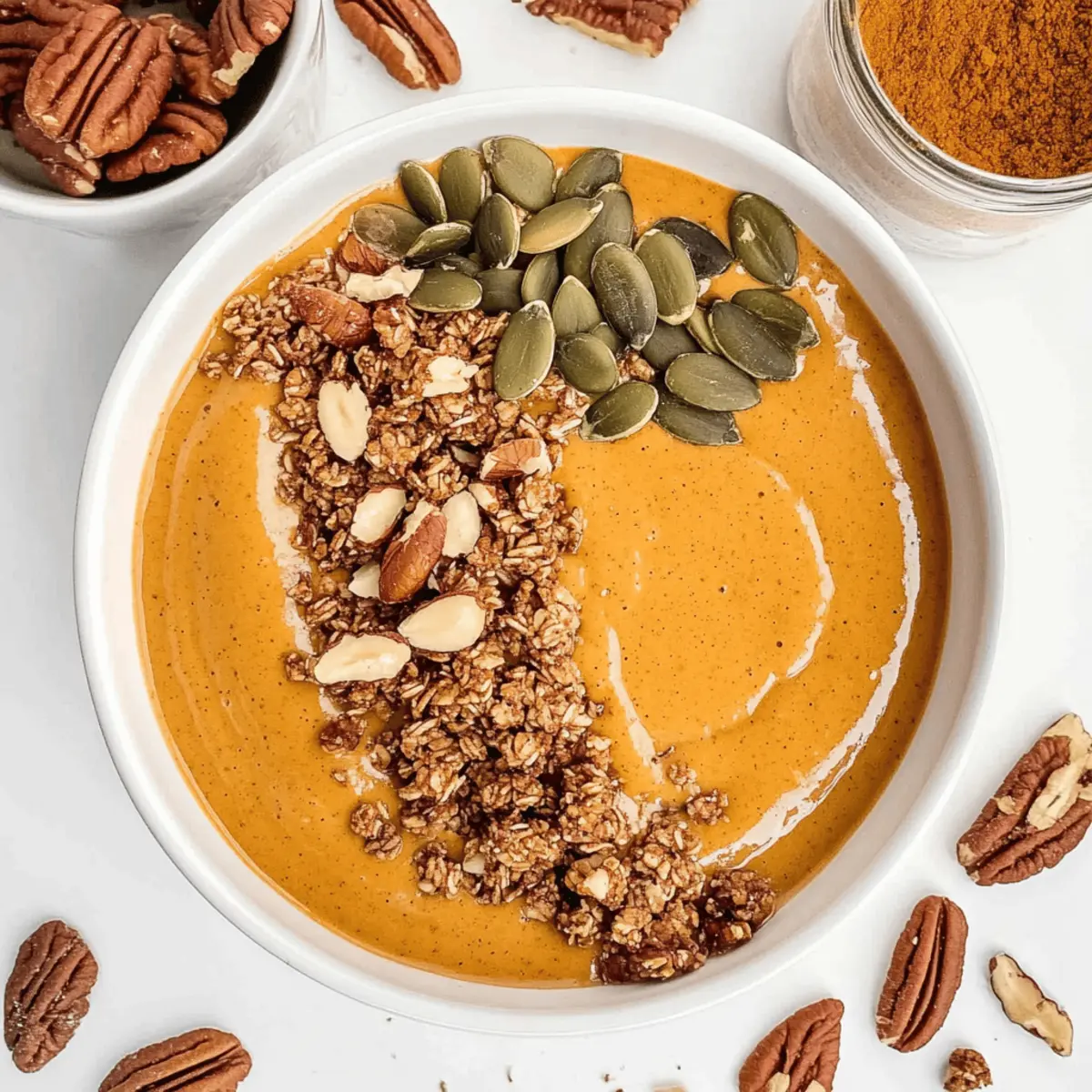 Creamy Pumpkin Pie Smoothie Bowl to Kickstart Your Day