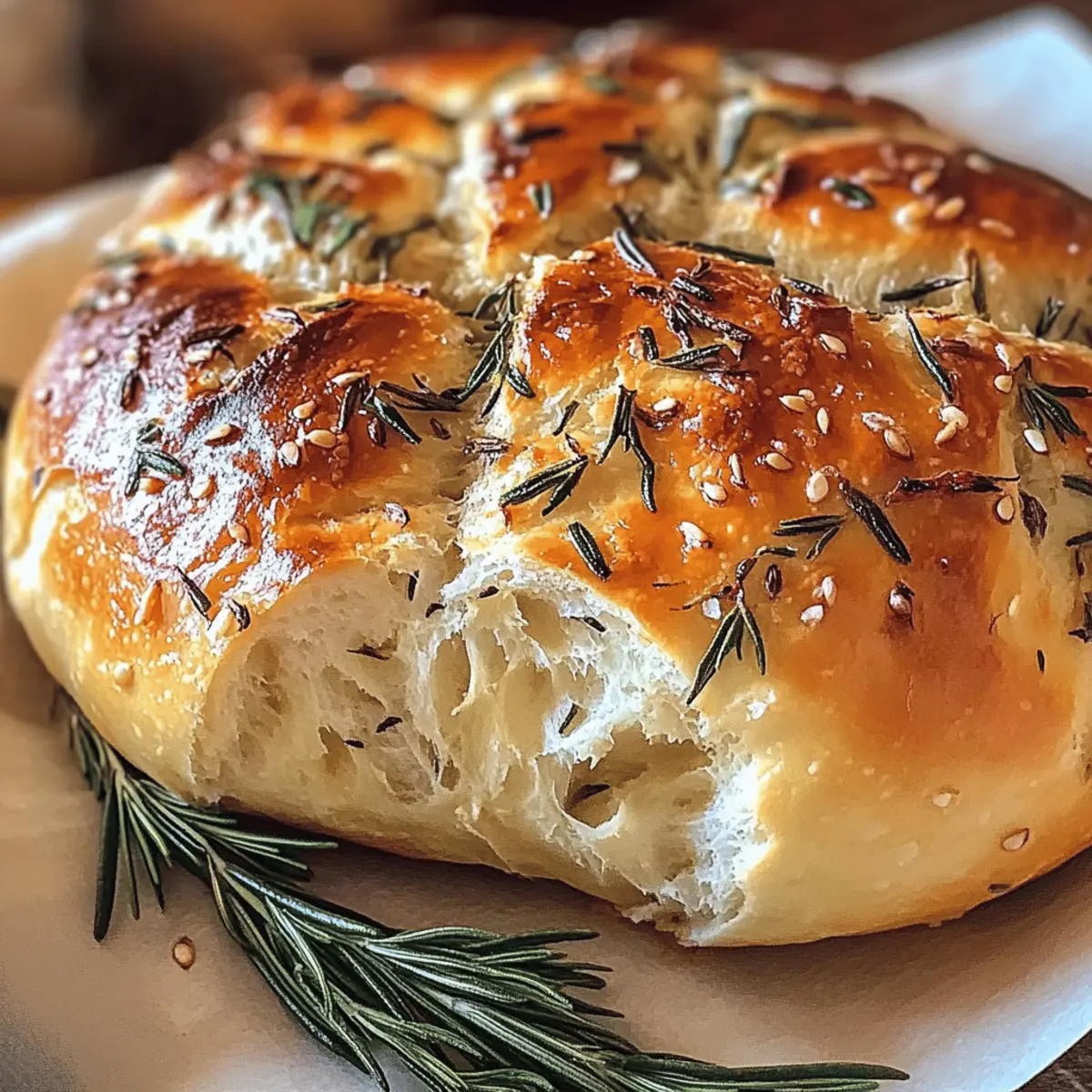 Irresistible Roasted Garlic Rosemary Artisan Bread You’ll Love