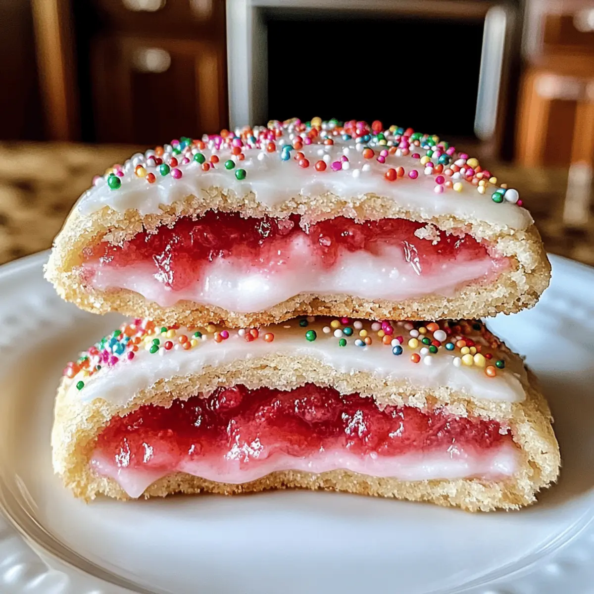 Strawberry Pop Tart Sugar Cookies for Sweet Nostalgic Moments