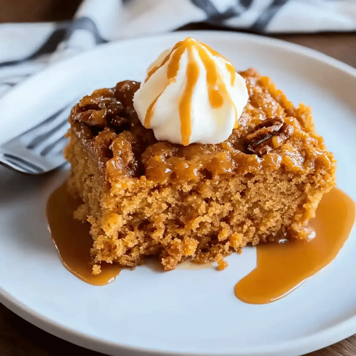 Sweet Crockpot Pumpkin Spice Cake - Cozy Fall Delight
